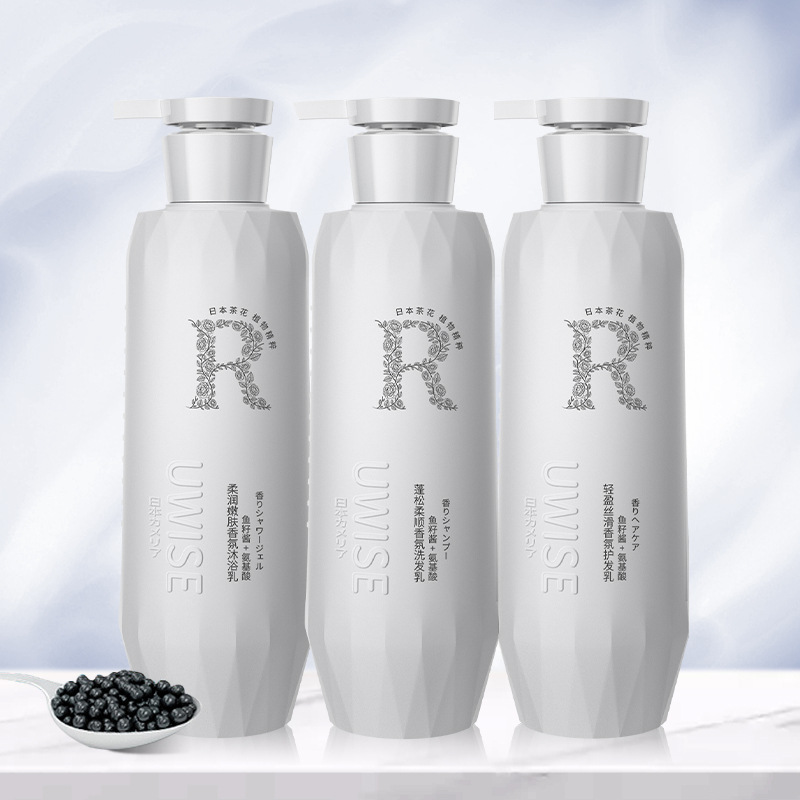 氨基酸洗髮水批發清爽潔淨控油去屑柔順蓬鬆洗髮露沐浴露直銷