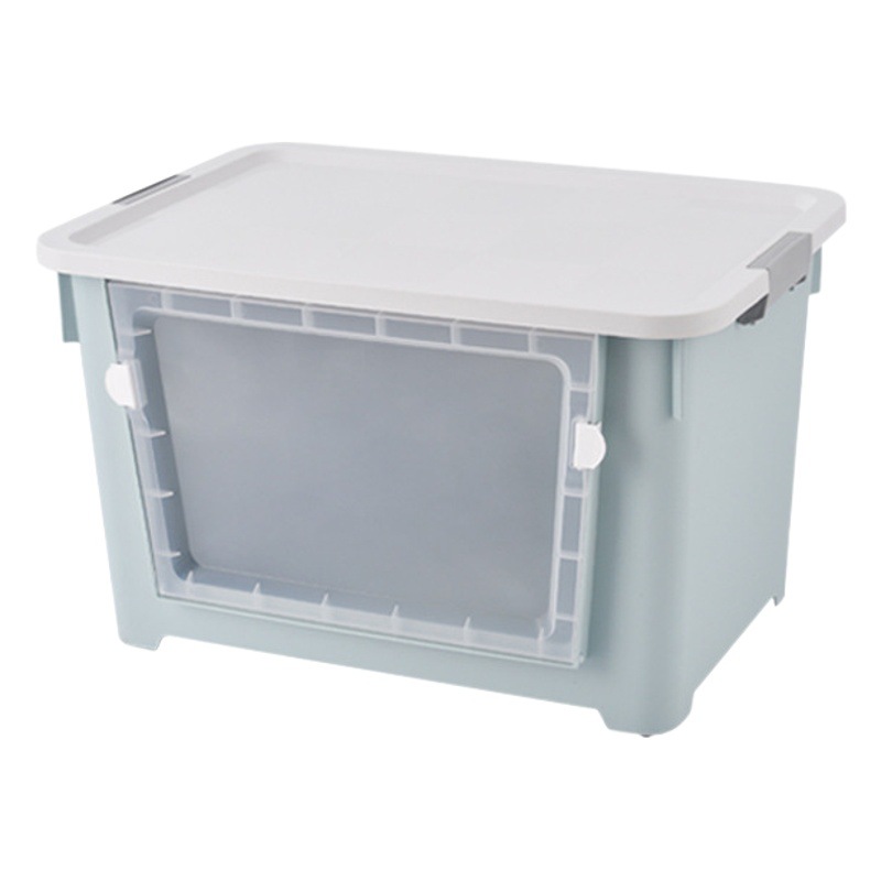 収納ボックス おもちゃ収納ボックス 子供服整理ボックス スナック収納ボックス 透明滑車 大容量 防塵