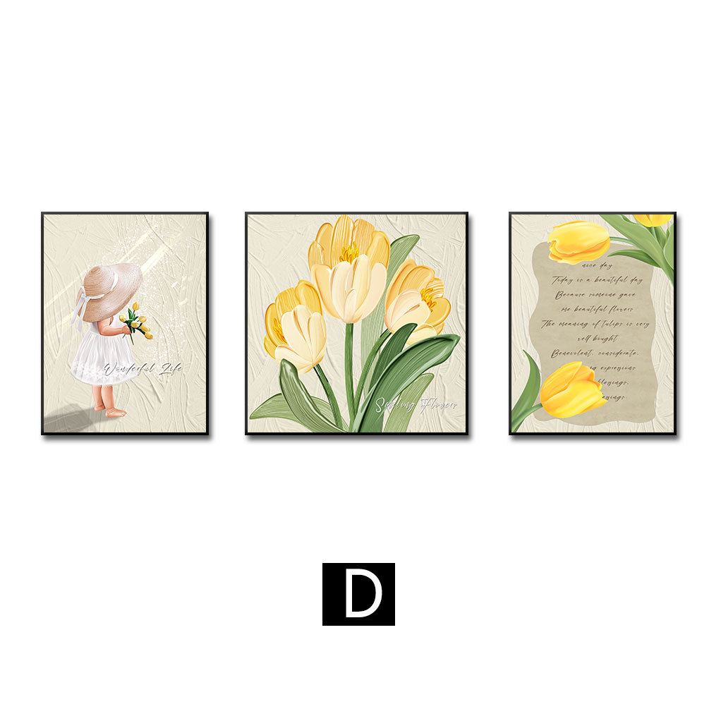 Sala de estar pintura decorativa sofá pared fondo pintura colgante cuero estrella diamante tríptico pintura de estilo crema fresca pequeña