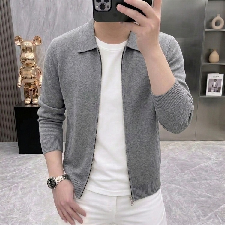 Autumn/Winter 2026 new men's knitted sweater, cardigan, and outerwear, wholesale and dropshipping available, middle-aged men's fashion Autumn/Winter 2026 new men's knitted sweater, cardigan, and outerwear, wholesale and dropshipping available, middle-aged men's fashion
