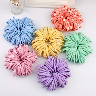 Candy color children's rubber band baby hair ring small elastic hair rope DIY headwear accessories wholesale supply