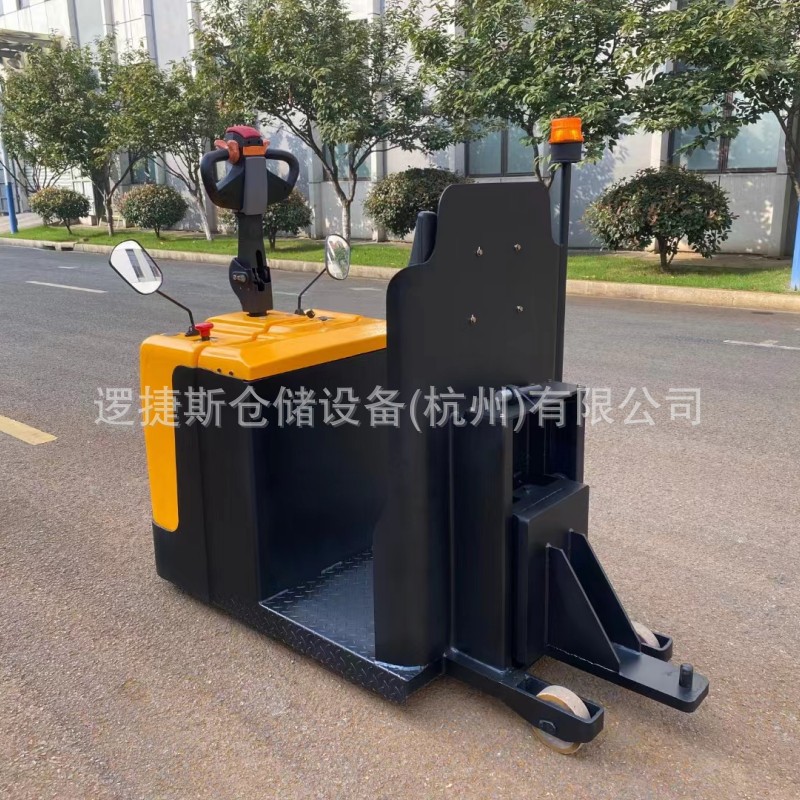 非标站驾承载式电动牵引车3吨手柄电瓶拖车头挂钩可升降牵引头