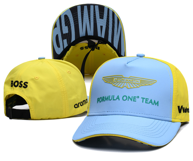 2024 nuevo estilo transfronterizo negro techo duro Red Bull League fan gorra de béisbol sombreado protector solar hombres y mujeres estilo bordado de moda