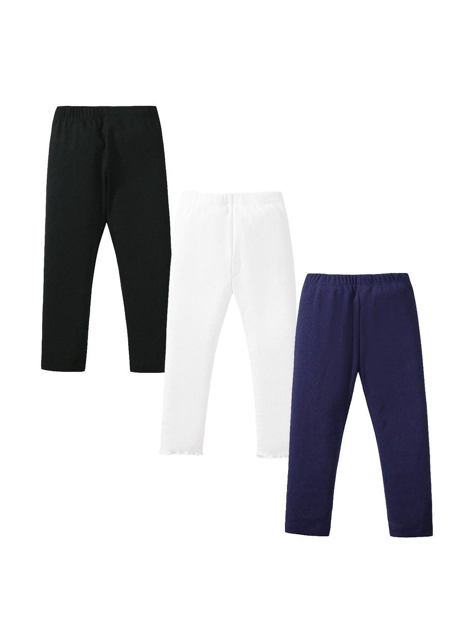 Little maven otoño pantalones para niñas leggings de algodón europeos y americanos pantalones para niños pequeños pantalones largos al por mayor