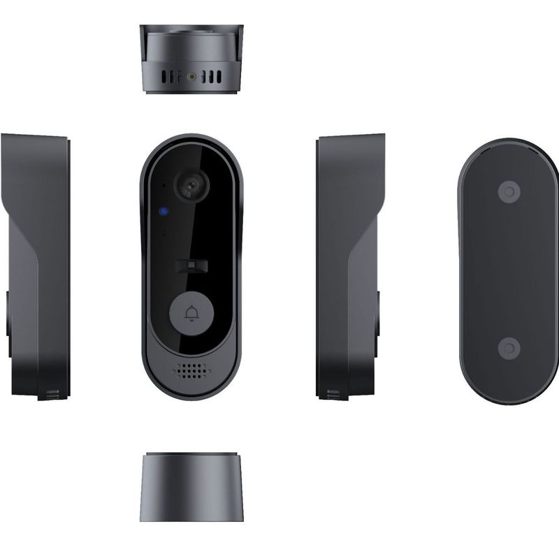 対外貿易tuya低消費電力ビジュアルドアベルは携帯電話監視wifiスマートドアベルip 65級ドンドンセット|undefined
