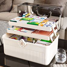 药箱家庭装大号医药箱家用药品收纳盒药物医疗大容量装药手提急救