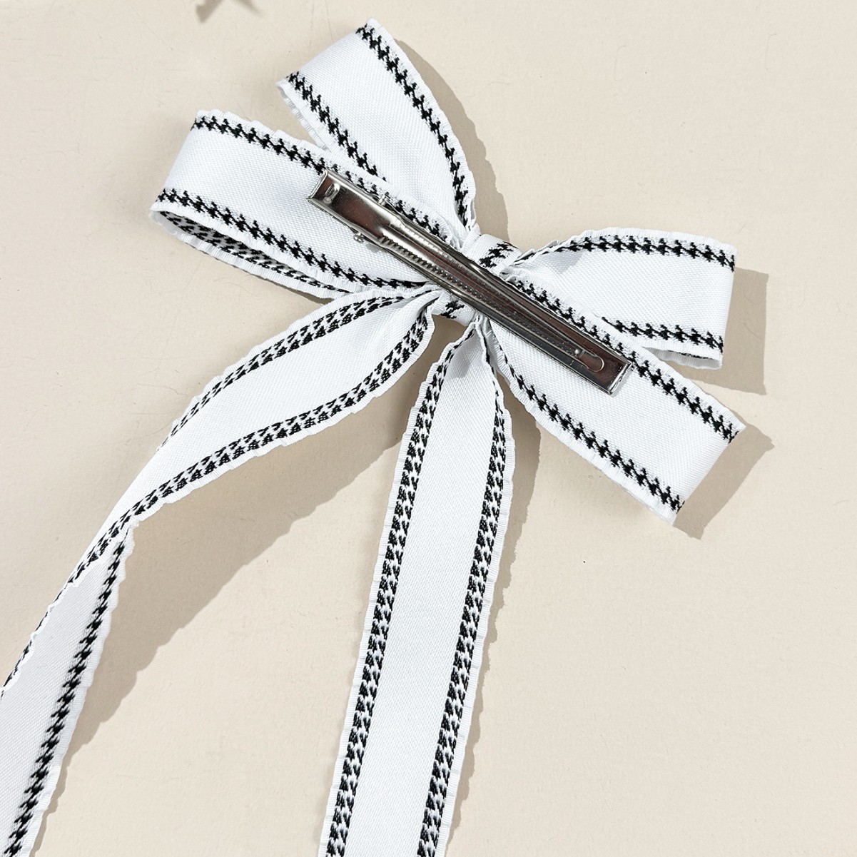 Bow Knot Pattern Sweet Women's Bow Knot Ribbon Hair Clip