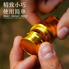 Outdoor metal aluminum alcohol lamp blue flame alcohol lamp mini portable kerosene lamp aluminum alcohol lamp mini