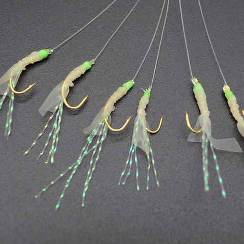 Lure with Excellent Popularity for Trolling: White Rubber Jig Hook, Akiagi Imitation Jig Hook, 175cm Length, Recommended for Pike Baiting