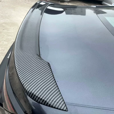 11Th Generation Accord Tail Wing: Motorcycle tail - customized-carbon-fiber-pattern