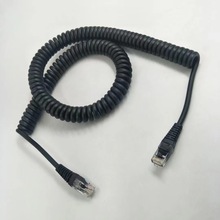 8P8C���ɾ��Ԓ�����v�C��RJ45 modular plug  spiral cabl