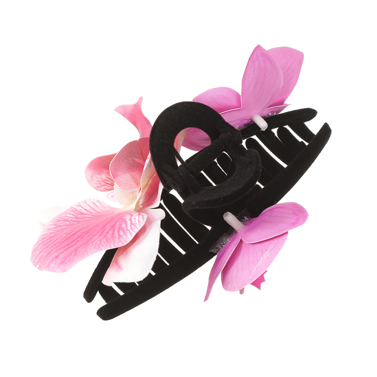 90g Weight Hair Claws Hair Accessories Type 1 Piece Quantity Date, Tea Party Occasion Mixed materials Material Flower Pattern All Seasons Season Women's Gender Sweet Style Sweet Women's Flower Mixed Materials Hair Claws 2