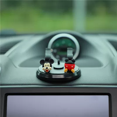 Car Supplies In-Car Central Control Car phone holder - sitting-mobile-phone-bracket-mickey-ass