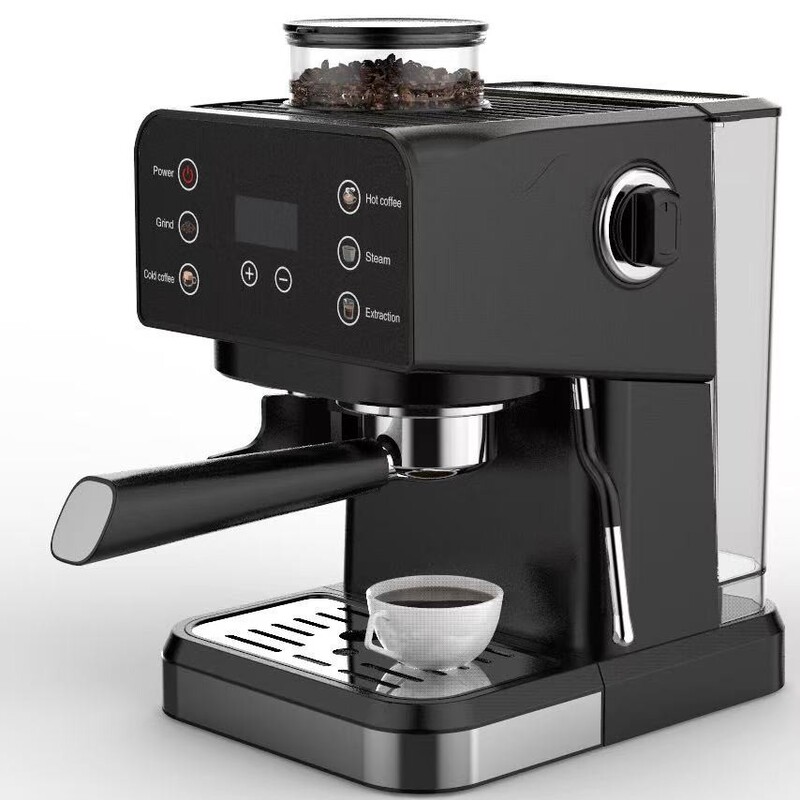 Italian Coffee Machine Press-Type Semi-Automatic High-Pressure Extraction Cross-Border Household Concentrated Milk Foam Fully Automatic with Grinding