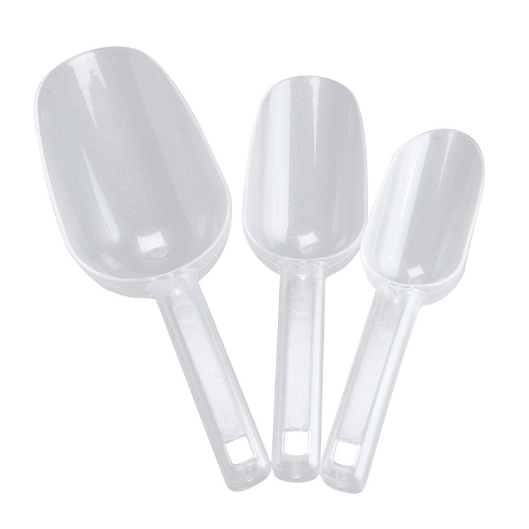 Plastico PS pala de hielo pala de harina pala de alimentos pala de cereales pala de fruta seca pala de té multifuncional supermercado suministros de cocina