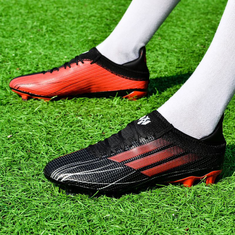 Spot zapatos de fútbol transfronterizos para hombres y adolescentes TF estudiantes tachuelas AG zapatos de entrenamiento de césped artificiales de corte bajo profesional