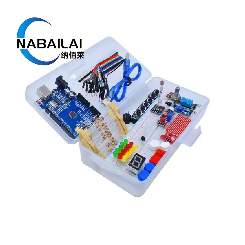 Uno R3 Development Board Entry Simple Learning Kit 830 Hole Breadboard Parts Package Starter Kit Uno R3 Development Board Entry Simple Learning Kit 830 Hole Breadboard Parts Package Starter Kit