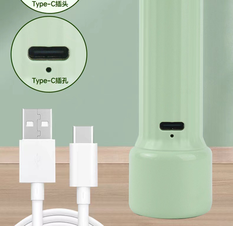 Mini Strong Light Flashlight with Long Battery Life, Rechargeable, Long-Range, Ultra-Bright, Suitable for Students, Outdoor, Dormitory, Home Use, Convenient and Portable