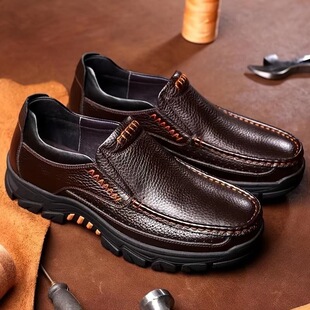 W 52102 Leather Casual Business Shoes �̄�ƤЬ �羳���l