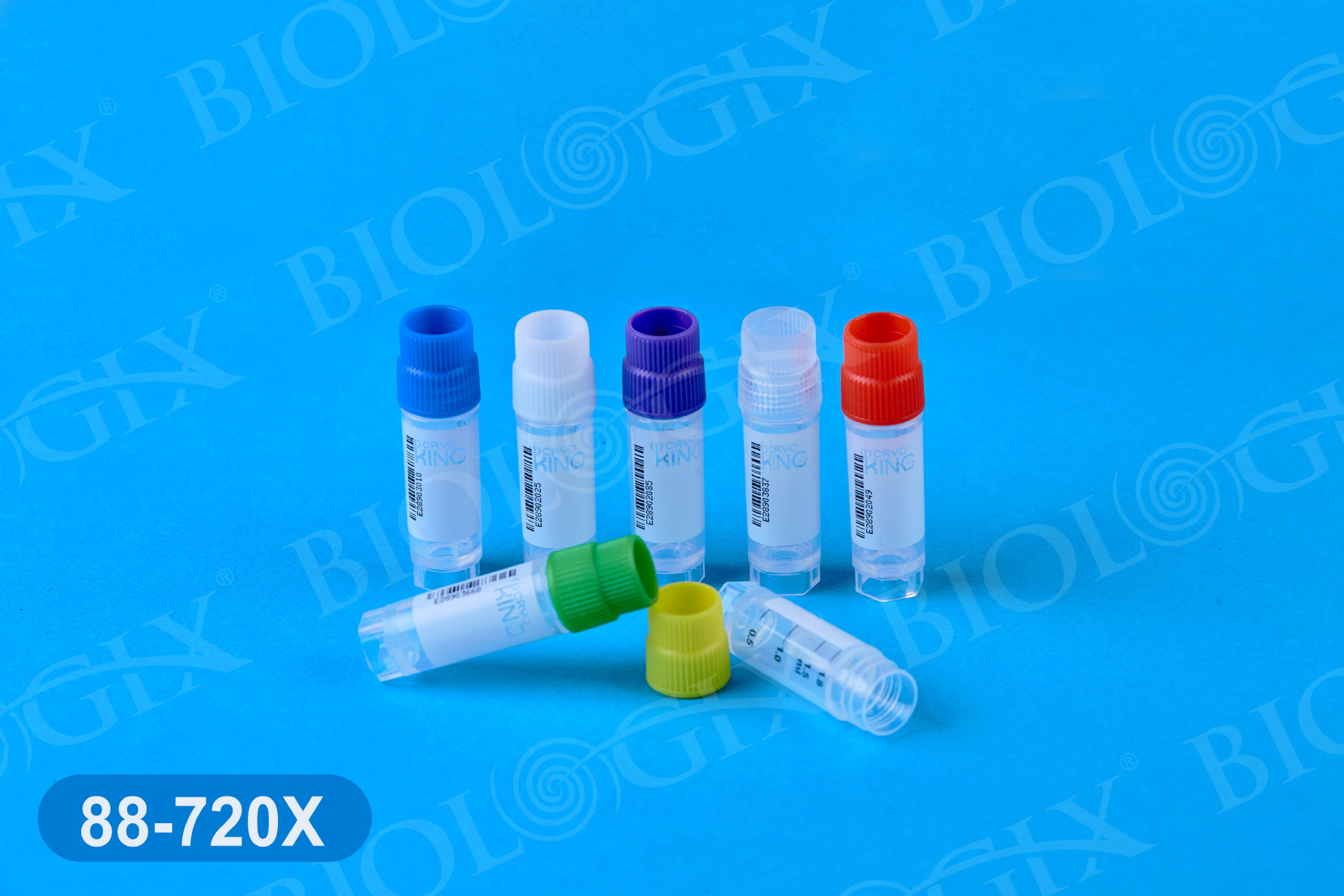 巴罗克 白色无码可站立1.5ml容量冻存管 液氮气相安全存储 88-015