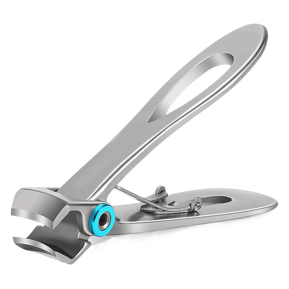 Fábrica en stock gran apertura cortaúñas de acero inoxidable gran boca cortaúñas hogar adulto cortaúñas traje impreso logo