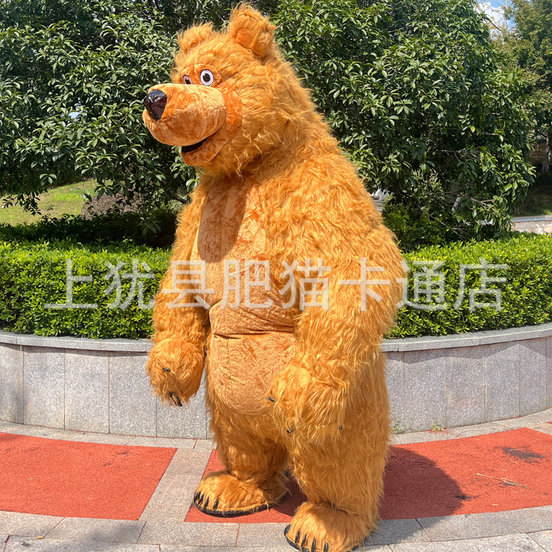 Papá Noel infláble muñeca de ciervo muñeca de nieve ropa de eventos de Navidad ropa de espectáculo de Navidad panda gigante