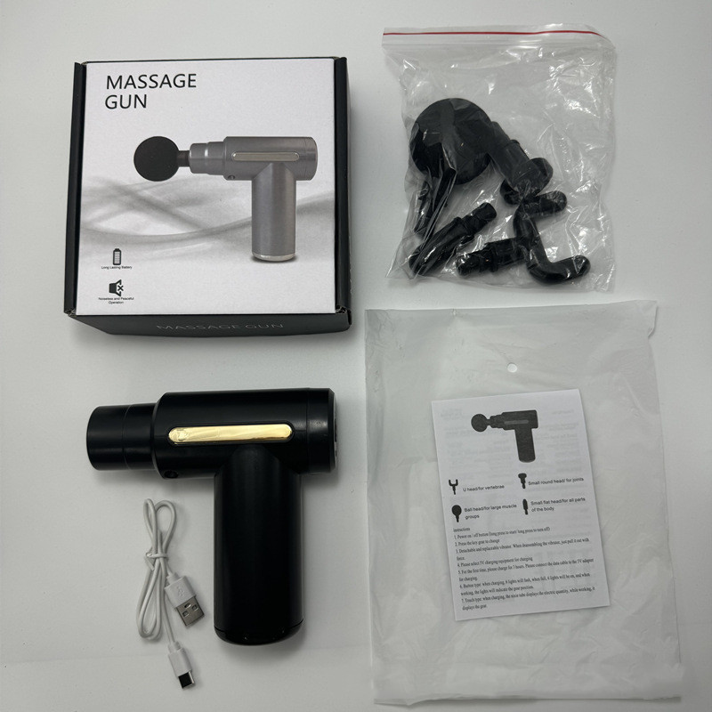 クロスボーダーマッサージ器筋膜銃専門級携帯筋肉ミニ筋膜銃充電式オフィス振動マッサージ器|undefined