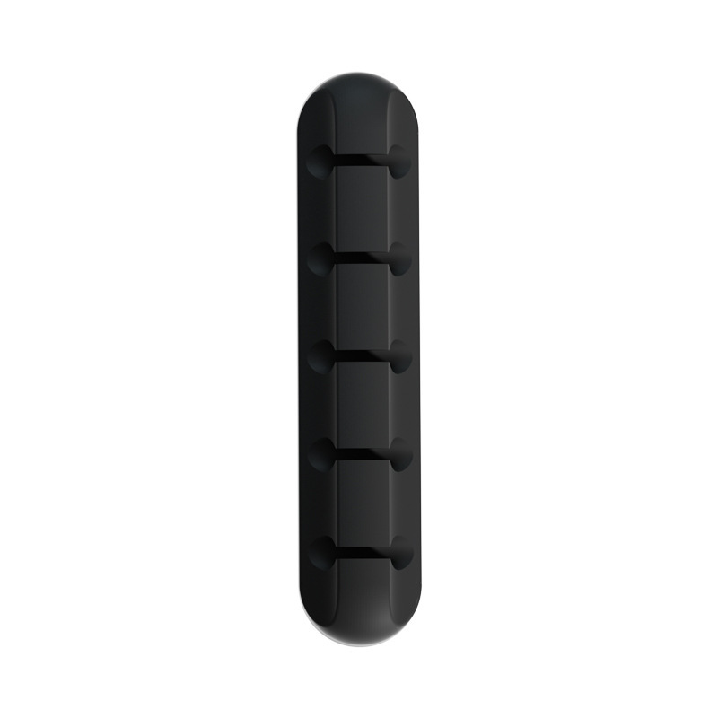Silicone desktop cable organizer data line storage tidy fixed headset cable winding device wire organizer cable management