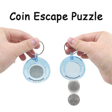跨境新款魔术玩具时来运转Coin Escape 硬币逃脱 旋转盘 钱币穿越