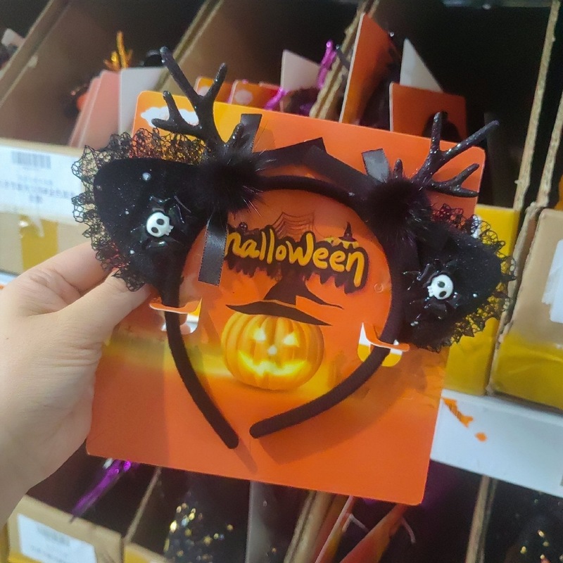 ハロウィンヘッドバンド、女性用、面白い小悪魔、カボチャのヘッドバンド、写真撮影、メイクアップパーティー、フェスティバル、パフォーマンス用ヘアアクセサリー|undefined