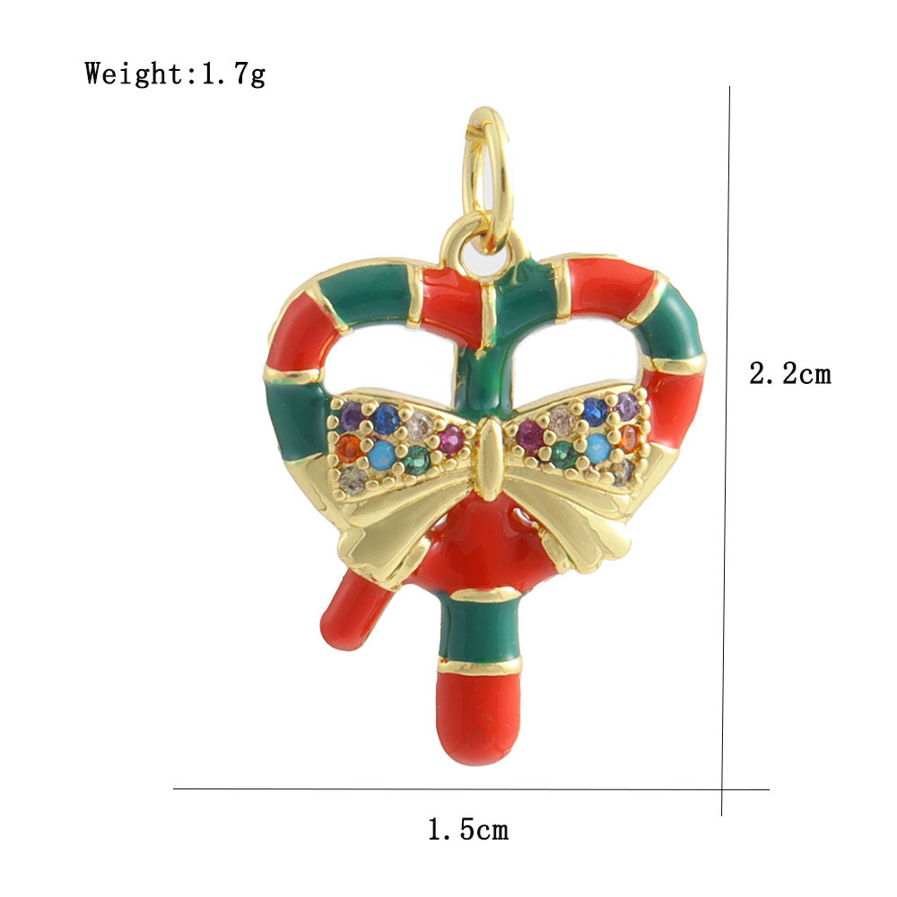 3g Weight Pendant Jewelry Making Type 15 * 22mm Jewelry Making Size Zircon Inlay Material DIY Jewelry Accessories Classification 1 Piece Quantity Copper Material Christmas Festival Christmas Tree, Bell, Snowflake Pattern Inlay Design IG Style Style 1 Piece 15 * 22mm Copper Zircon Christmas Tree Bell Snowflake Pendant 无