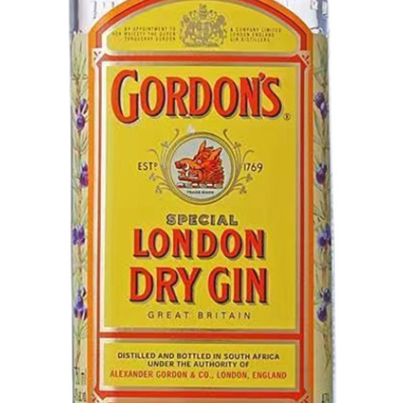 哥頓金酒 杜松子酒倫敦干味氈酒琴酒洋酒調酒基酒750ml
