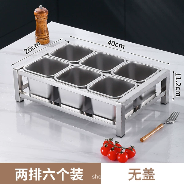 Two rows of 6 pieces [without lid]