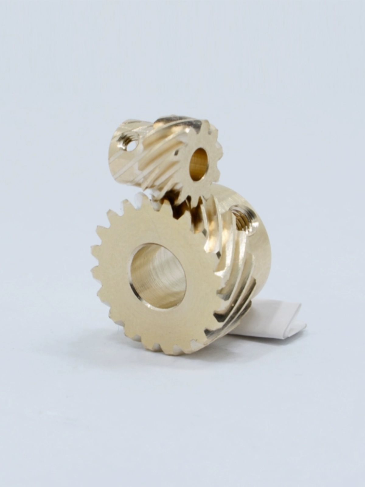 0.5模45度左旋斜齿轮 90度交错转角器齿轮 交错螺旋齿轮组diy