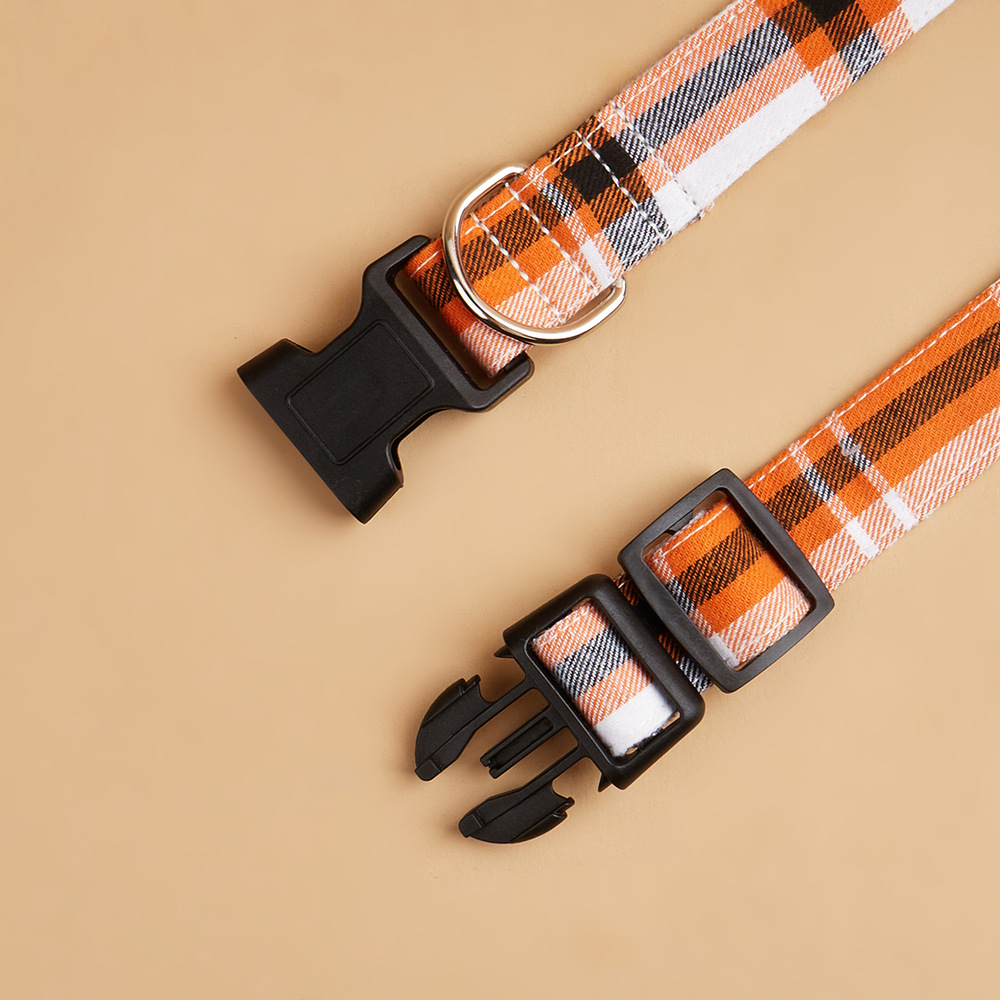 Tanpopo Cross-border nuevo collar de perro pajarita de mascota mariposa de algodón nudo desmontable collar de celosía de perro