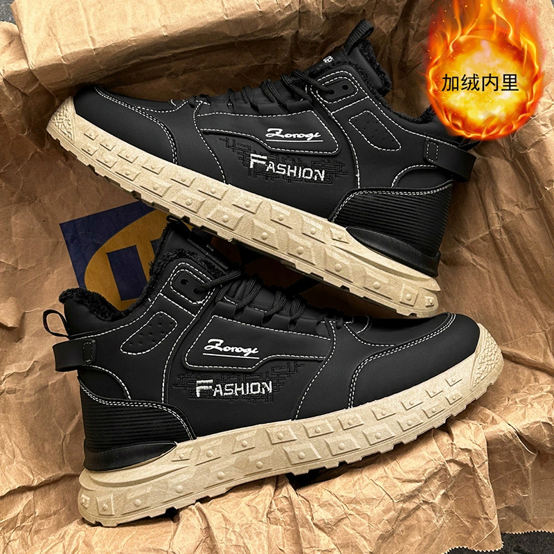 Martens, footwear, winter fleece keep warm high wear-resistant shoes outside climbing