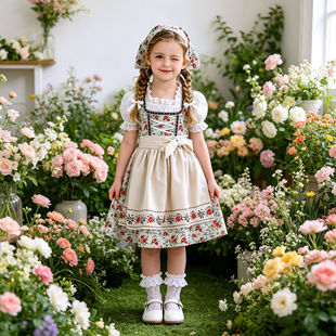 ��@�L�黨 Dirndl ȹ Ľ���ơ�ƹ���ͯ cosplay ��̨���ݷ����b