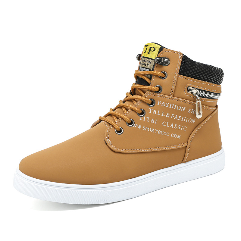 Zapatos de hombre 2024 otoño nuevos zapatos de alta altura tendencia juvenil varón zapatos de skate universal zapatos de moda deportivos casuales de hombre