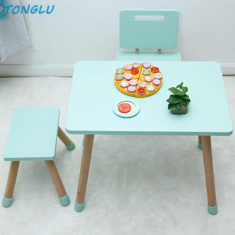 Children's Room Learning Desk Kindergarten Baby Game Table and Chair Children's Square Table and Chair suit Children's Room Learning Desk Kindergarten Baby Game Table and Chair Children's Square Table and Chair suit