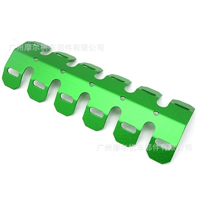 Exhaust pipe – anti-scald cover heat sink - short-green