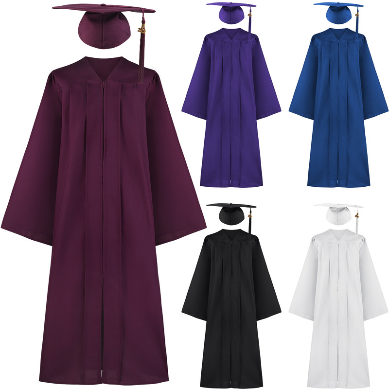 University Bachelor's Uniform, College Student Graduation Degree Cos Dress, American American Adult Cosplay Performance Uniform Graduation
