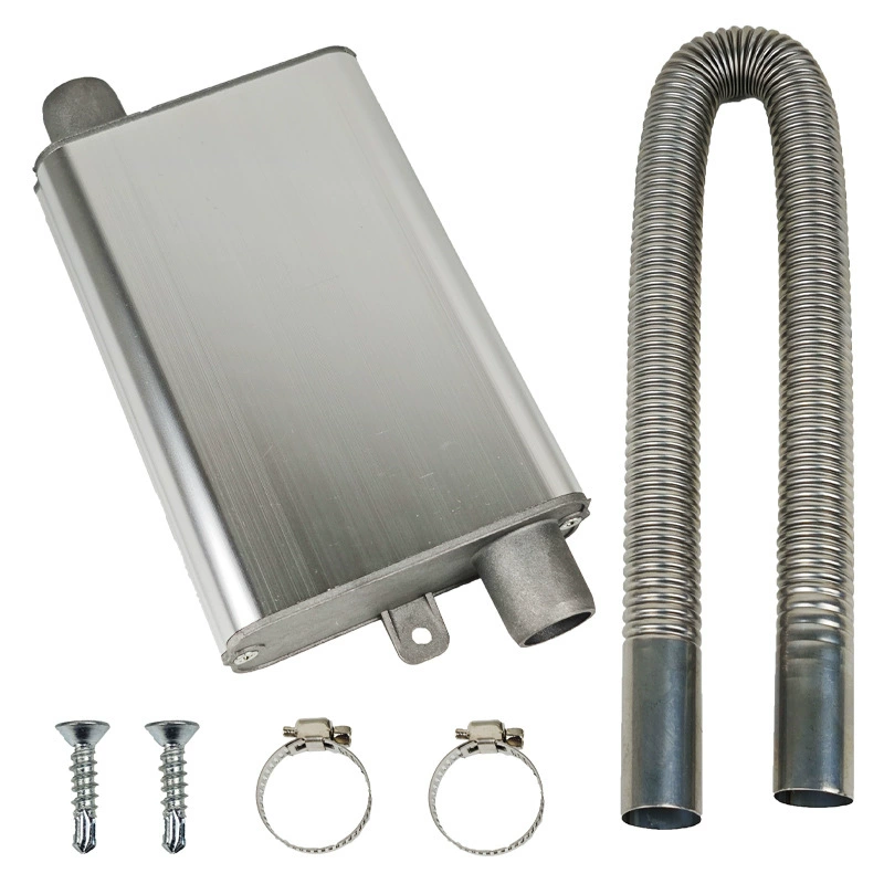 Нагреватель стоячих воздуха дрова согревает трансграничные аксессуары из нержавеющей стали выхлопная труба алюминиевый сплав металлический глушитель глушитель