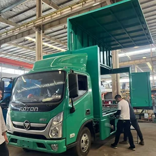 重汽豪沃双屏广告车品牌宣传车流动舞台车 广告车配置图片