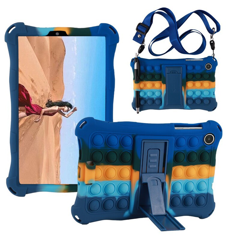 Suitable for Lenovo M8 Fourth Generation Silicone Case Tb 300Xu Protective Case Anti-Fall Pinch Decompression Shell Case Suitable for Lenovo M8 Fourth Generation Silicone Case Tb 300Xu Protective Case Anti-Fall Pinch Decompression Shell Case