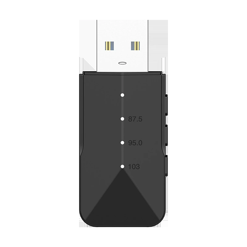 Wireless car USB Bluetooth receiver truck sedan universal lossless playback FM music call adapter 5.3