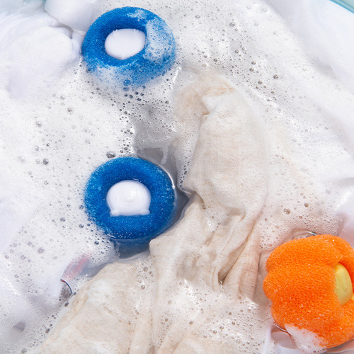 Household clothing anti-winding and anti-knot laundry ball decontamination ball washing machine cleaning ball protective ball