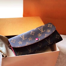 经典老花豆豆钱包中长款两折复古卡片包大容量多卡位证件零钱夹女