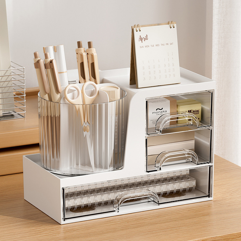 Desktop storage box, drawer-style office organizer, pen holder, student dormitory desk stationery rack wholesale Desktop storage box, drawer-style office organizer, pen holder, student dormitory desk stationery rack wholesale