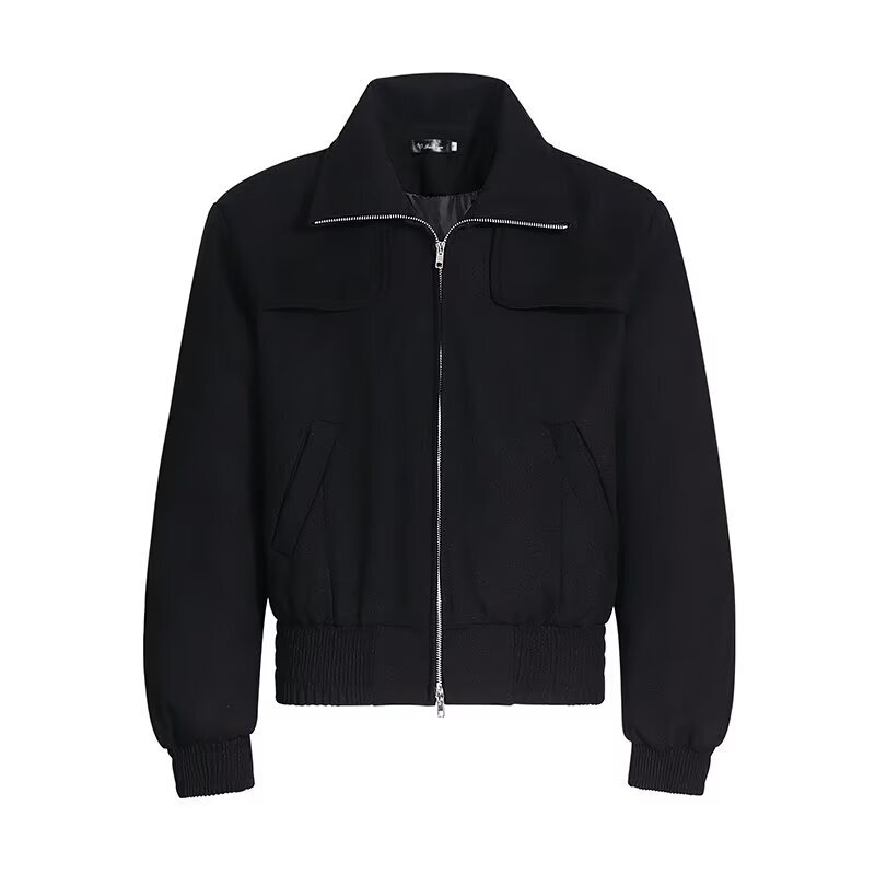 Early Spring Designer Deconstructed Niche Casual Large Pocket Double Head Zipper Jacket Men's Short Stylist Jacket Early Spring Designer Deconstructed Niche Casual Large Pocket Double Head Zipper Jacket Men's Short Stylist Jacket