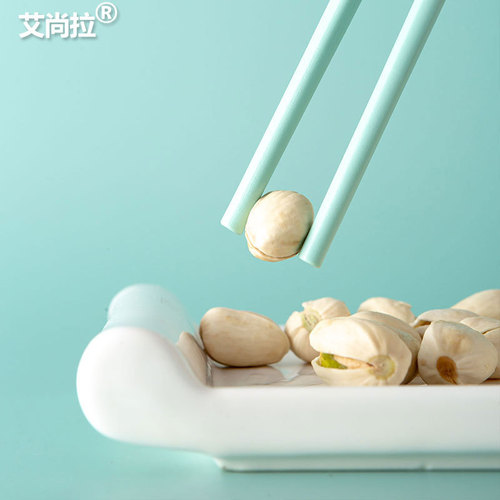 Aishangla high-looking colorful household chopsticks for one person, pink macarons, high temperature resistance and durable alloy chopsticks